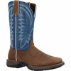 Durango Rebel by Saddle Brown Denim Blue Western Boot, SADDLE BROWN/DEMIN BLUE, M, Size 10 DDB0429